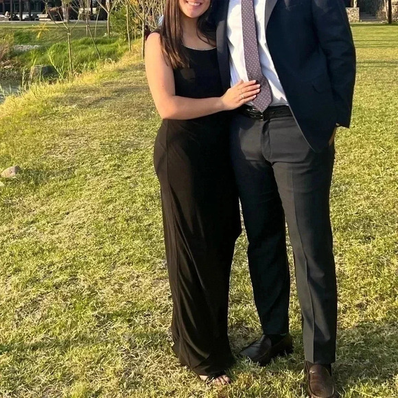 VINTAGE Alex Evenings Women’s Black Evening Dress Size 6 - Picture 5 of 7